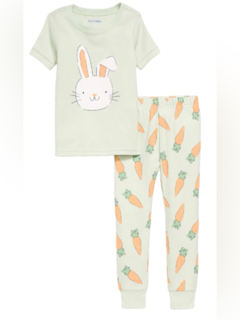 Old Navy Easter Bunny Carrot Pajama Set - Size 6T